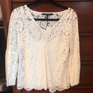 NWT WHBM Lace blouse